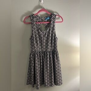 Buttons patterned dress